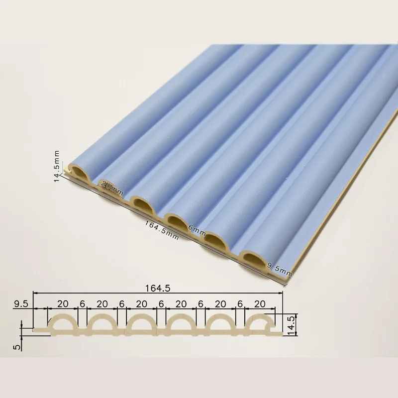 156 Порожниста напівкругла 6-сітка рифлена панель