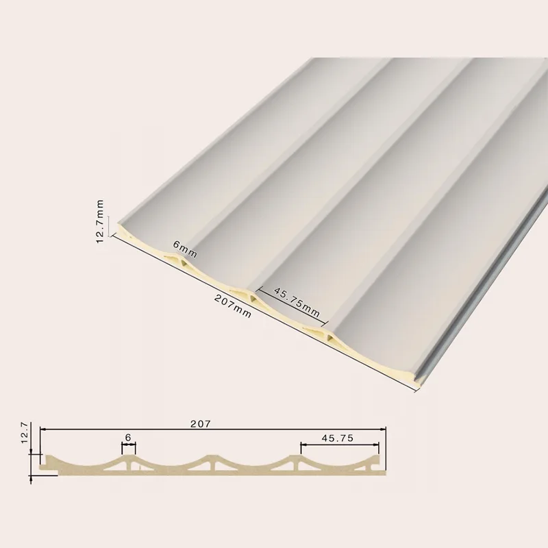 207 Порожниста врізна 4-решеткова рифлена панель