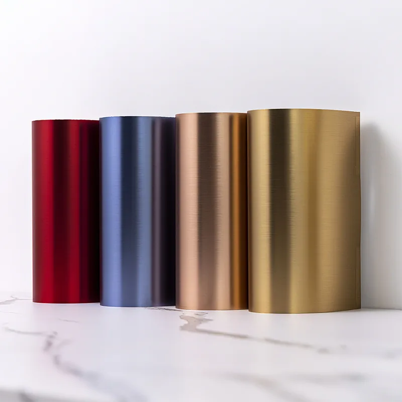 Стінна панель із твердого бамбукового волокна з металевою текстурою ПЕТ